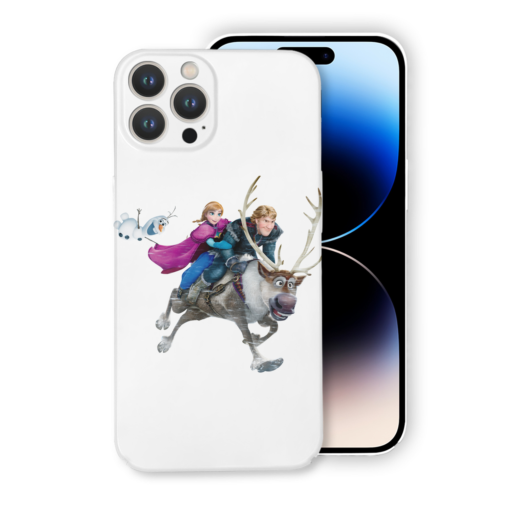 （画像用） アナと雪の女王 アンナ エルサ Frozen Anna Elsa 【iPhone 14シリーズ対応】ハードケース